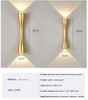 Modo Groothandel Decorar Interior Zwart Goud Aluminio Acryl Ijzer Woonkamer LED Moderne Wandlamp