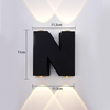 Iluminación led para montaje en pared para exteriores Apliques led modernos para exteriores Lámpara personalizable en privado
