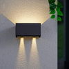 Lámpara de pared exterior impermeable LED Lámpara de pared larga IP65 Luz de aluminio Jardín Villa Porche Sconce Light 110V 220V Sconce Luminaire
