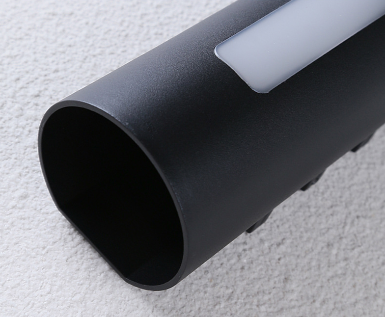 Aplique de decoración en blanco y negro Murale Led cuadrado redondo hacia arriba y hacia abajo luz Ip65 impermeable al lado de la lámpara de pared de luz cilíndrica Led