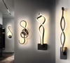 moderne stijl decoratieve woonkamer slaapkamer binnen wandlamp creativo aluminio interior nordic led wandlamp