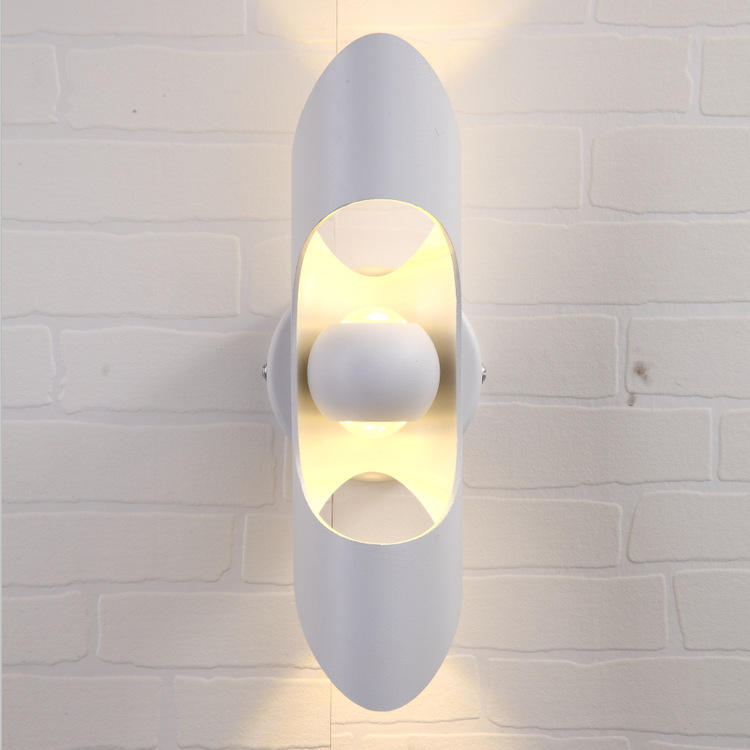 LED Wandkandelaar Binnen Gangwandleuchte luz nocturna lámpara de pared LED nórdica 6W impermeable al aire libre jardín patio balcón