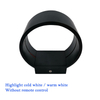 5W AC85-265V Luz de pared circular para interiores RGB con controlador para decoración de interiores Luces brillantes