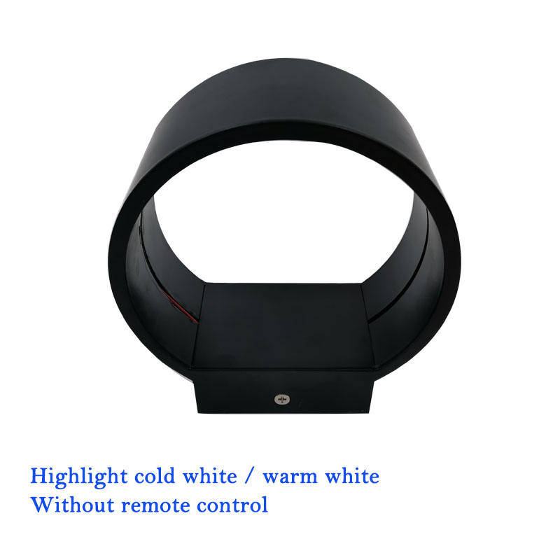 5W AC85-265V Luz de pared circular para interiores RGB con controlador para decoración de interiores Luces brillantes