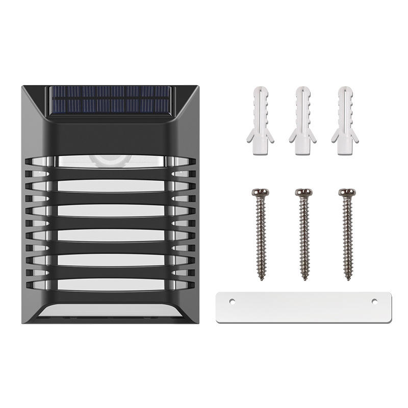  Lámpara de pared activada impermeable para exteriores, luz de pared Led Solar, Sensor de movimiento, luces de jardín para patio, iluminación exterior