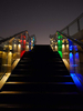 Luz de pared para exteriores con dos cabezales, sensor solar, luces de seguridad alimentadas por LED, lámpara de pared impermeable para exteriores IP 65