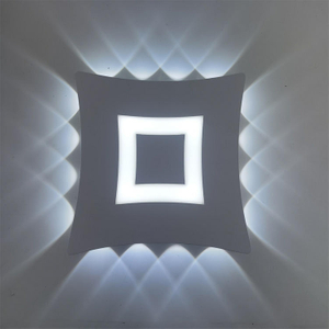 Lámpara de pared moderna Cubo Led Aplique de pared Lámpara impermeable IP65 Luz de pared interior 110V 220V para baño Iluminación exterior 4W 6W 8W