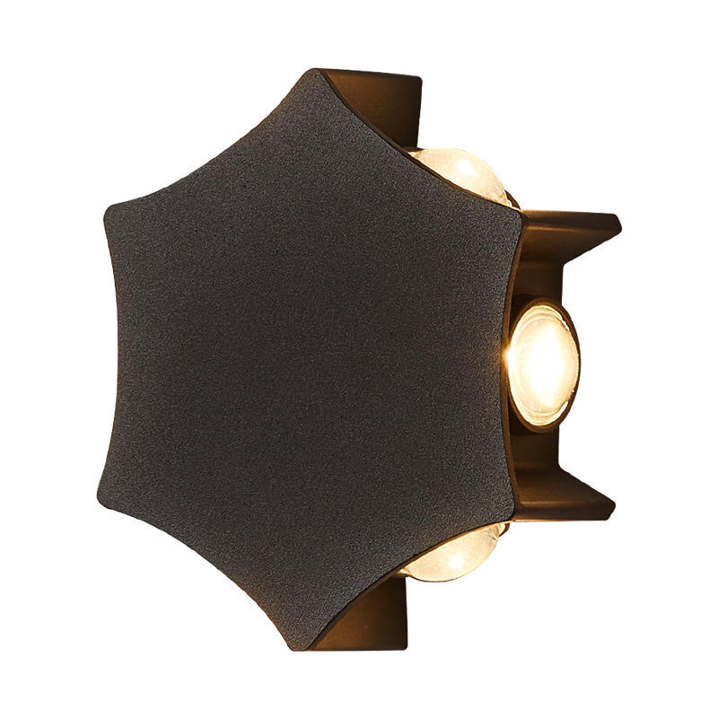 Lámpara de pared moderna Cubo Led Aplique de pared Lámpara impermeable IP65 Luz de pared interior 110V 220V para baño Iluminación exterior 4W 6W 8W