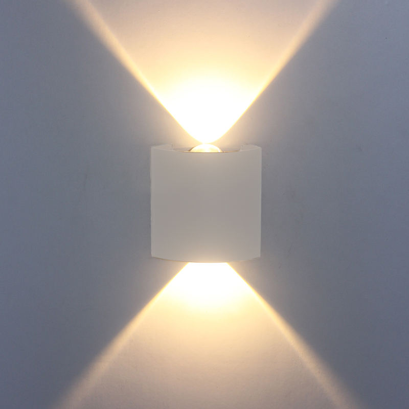 6W Precio de fábrica barato Luz de pared Arriba y abajo Luz de noche Lámpara de pared Luz de tocador para 100% Seguridad Estilo europeo-americano