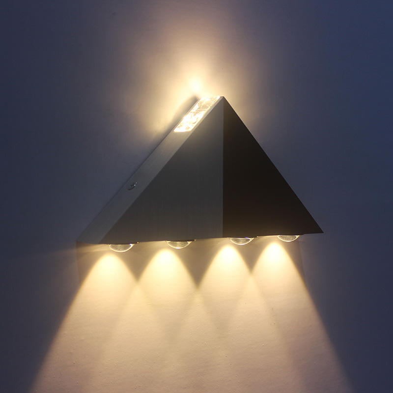 Kontak, focos de haz estrecho de 4 vías, iluminación de pared Led rectangular, cantidad de amarillo y verde, potencia de lámpara de cuerpo roja, blanca y azul luminosa