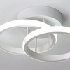 Círculo blanco Lámparas de techo para sala de estar Lámpara de techo colgante Dormitorio Lámpara de techo Lámpara de techo Led Lámpara de techo moderna