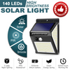 LED Solar inteligente para exteriores, impermeable, arriba y abajo, iluminación luminosa, decoración de jardín, luces solares, valla de escaleras, lámpara de luz solar