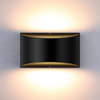 Lámpara de pared LED de 10 W para interiores, lámpara de pared decorativa de aluminio arriba y abajo, aplique de pared LED para dormitorio, iluminación impermeable