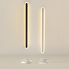 Lámpara de pared de línea LED minimalista moderna, dormitorio, mesita de noche, sofá, baño, espejo de fondo, lámpara decorativa, luces acrílicas de hierro Mrought