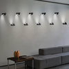 Acrílico moderno Sensor de movimiento LED luz de pared impermeable IP65 6W 12W interior exterior LED lámpara de pared porche alumbrado público balcón