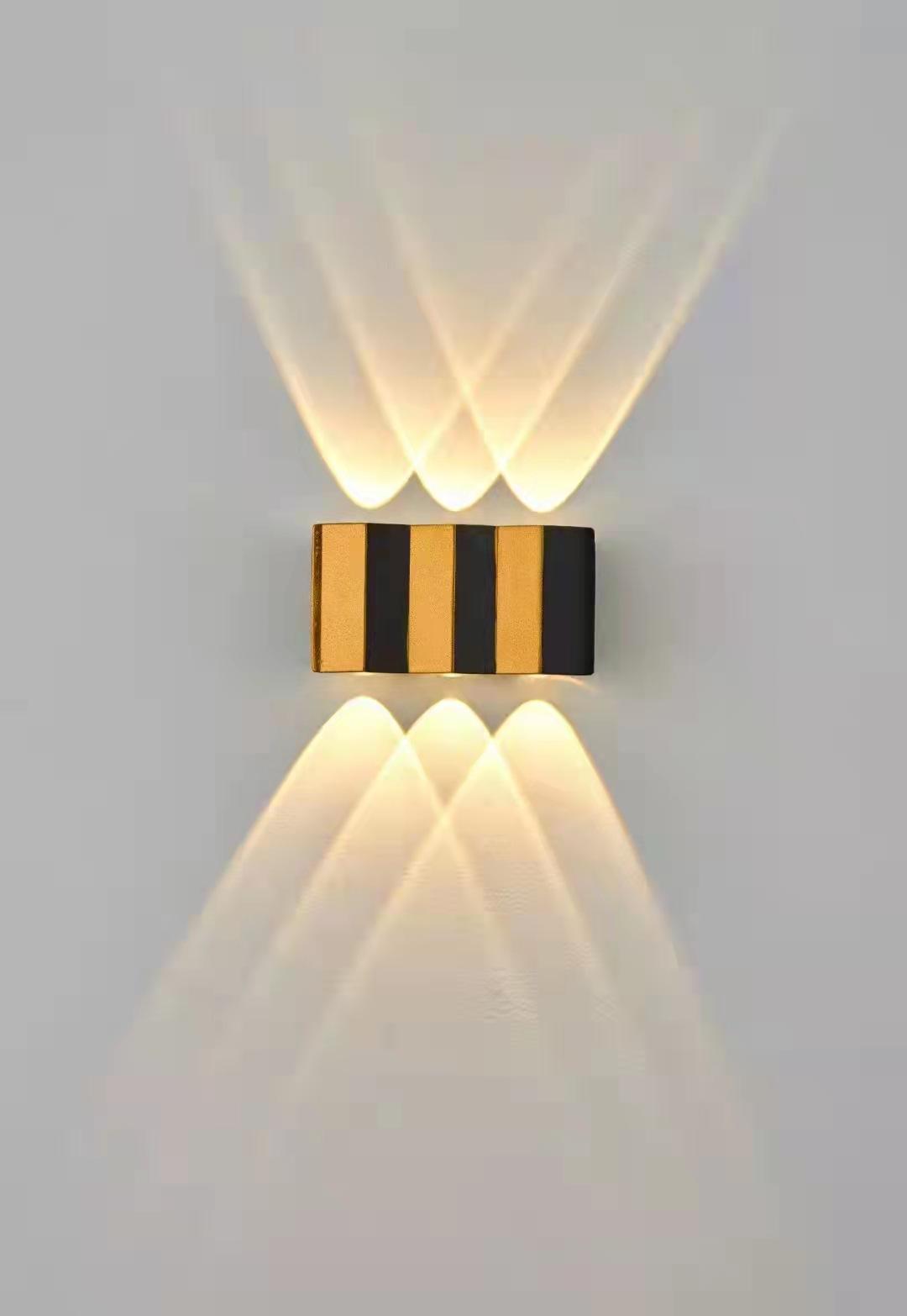 Nueva lámpara LED de pared para exteriores, lámpara de lavado de pared impermeable para interiores y exteriores, para patio, dormitorio, pasillo, balcón, foco de pared
