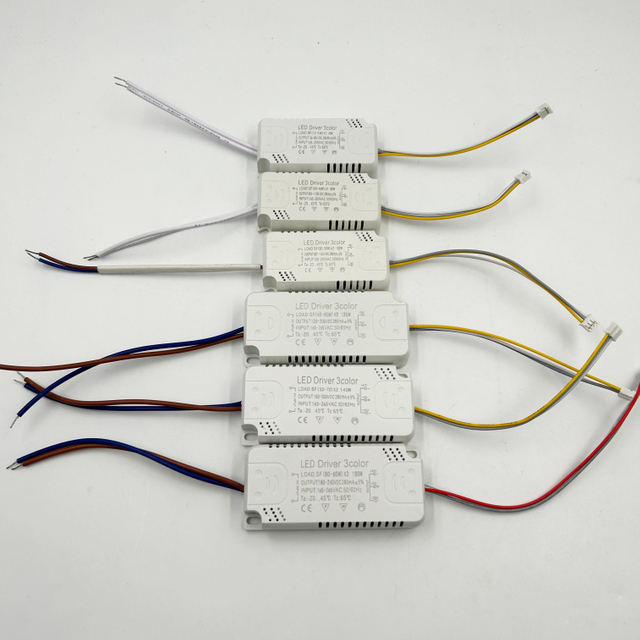 Transformadores de iluminación de controlador LED de 100W, 140W, 160W, controlador de temperatura de tres colores, fuente de alimentación de Chip LED COB no Warterpoof