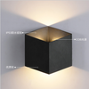 Luz Led moderna, lámpara de pared impermeable cúbica de 120mm y luz nocturna decorativa para exteriores para el hogar y el jardín, precio barato