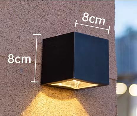 Luz de pared al aire libre estilo moderno para el hogar impermeable IP65 Led arriba y abajo lámpara jardín porche aplique al aire libre lámpara de pared luz