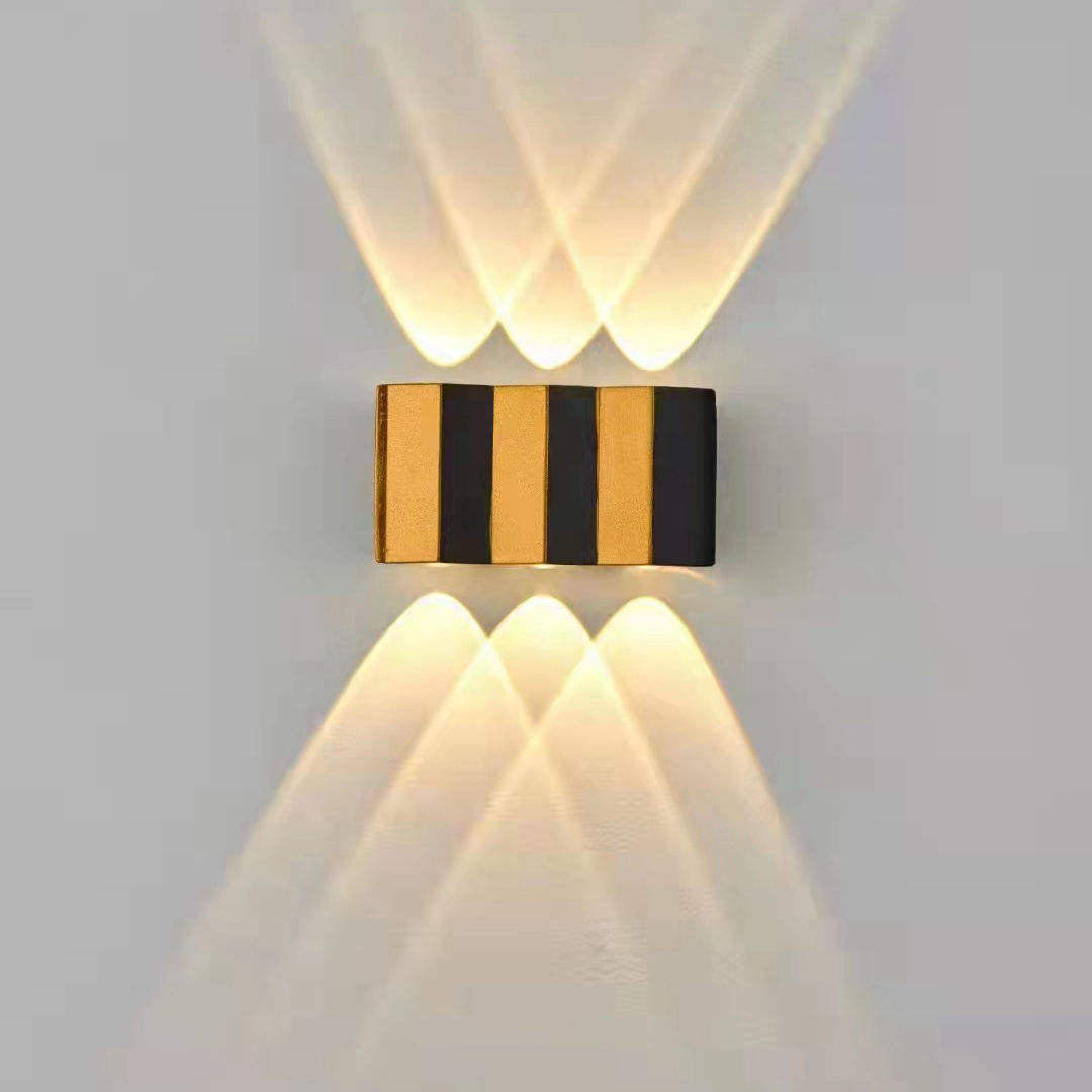 NUEVO Exterior a prueba de agua Moderno Montado en la pared Lámpara LED Luz de pared LED Soporte de aplique para exteriores Luces de pared para el hogar Luz de escalera Apliques para exteriores