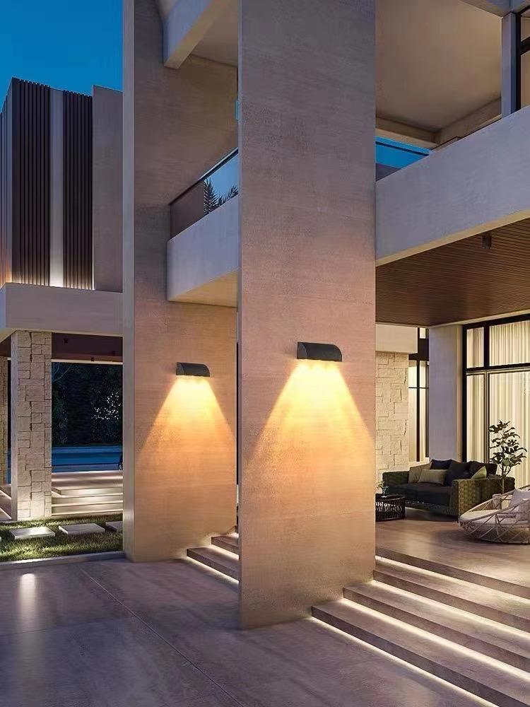 Precio de fábrica de la luz de la pared del jardín de las lámparas del patio de la lámpara de pared de IP65 LED de la prenda impermeable al aire libre simple moderna de 3W