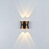 Lámpara de pared LED resistente al agua de 4/6W, luz de pared de aluminio para interiores y exteriores, luz LED para porche de jardín montada en superficie, accesorios de decoración