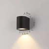 Columna de 5W, lámpara de pared impermeable de un solo cabezal, lámpara de noche única, lámpara de pared impermeable IP65 para decoración de jardín