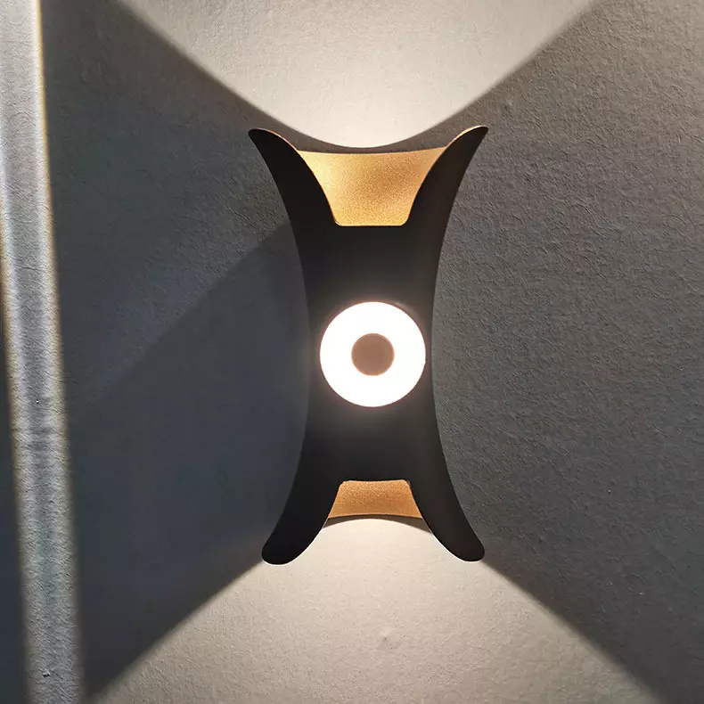 Lámpara LED impermeable para exteriores LED IP65 Aluminio hacia arriba y hacia abajo Luz decorativa para interiores y exteriores