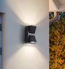 Lámpara LED de 5W y 12W para exteriores, lámpara de pared resistente al agua, luz Led de pared moderna de aluminio hacia arriba y hacia abajo, luz Exterior para jardín, patio, porche