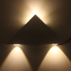 3W9W Triángulo moderno Interior Lámpara de pared para el hogar LED montada en la pared Aluminio para decoración del hogar accesorio de iluminación de pared