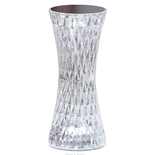 Lámpara de mesa de cristal acrílico RGB que proporciona una atmósfera creativa, pequeña lámpara de noche decorativa, lámpara de mesa recargable