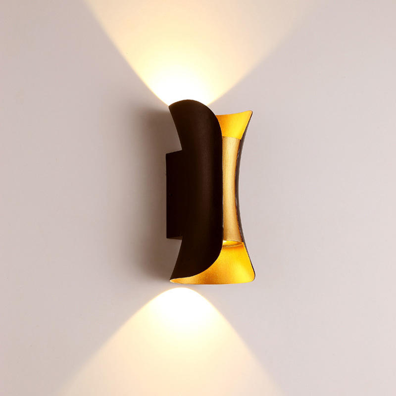 6W 10w Diseño de tamaño pequeño decoración de vacaciones de lujo al aire libre interior lámpara de pared impermeable LED soporte de pared luz IP65