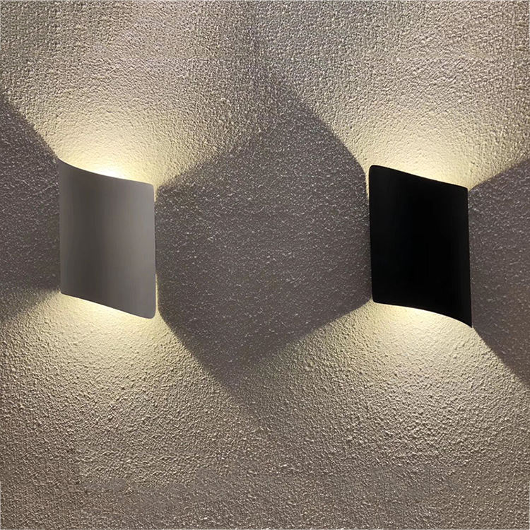 Lámpara Led moderna, lámpara de pared de azulejo y luz nocturna decorativa para interiores, luces de pared para exteriores de aluminio, iluminación Lampe Murale