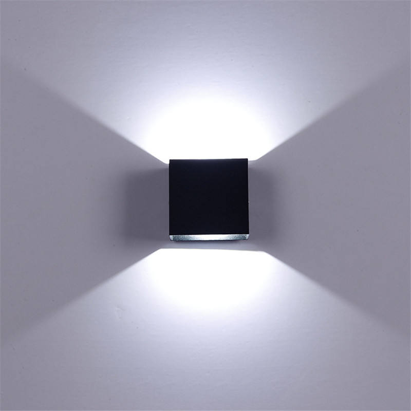 Lámparas de lectura Led para interiores COB de 6W, lámpara de noche montada en la pared, lámpara de noche regulable, lámpara de noche moderna, lámpara de noche blanca