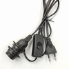 Enchufe de lámpara de sal del Himalaya enchufe de cable eléctrico EU AU US enchufe 303 interruptor 301 interruptor regulable E14 E27 portalámparas