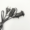 Enchufe de lámpara de sal del Himalaya enchufe de cable eléctrico EU AU US enchufe 303 interruptor 301 interruptor regulable E14 E27 portalámparas