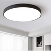 Moderna superficie montada dormitorio sala de estar hogar iluminación redonda rosa negro luz de techo, lámpara de techo Led, luz de techo Led