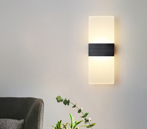 Apliques de pared LED AC85-265V Luces cuadradas para interiores Lámpara de montaje en pared para sala de estar Dormitorio Hotel Restaurante Iluminación
