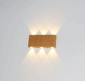 Cubo COB LED Iluminación interior Lámpara de pared Iluminación moderna para el hogar Decoración Aplique Lámpara de aluminio 6W 85-265V Para pasillo de baño
