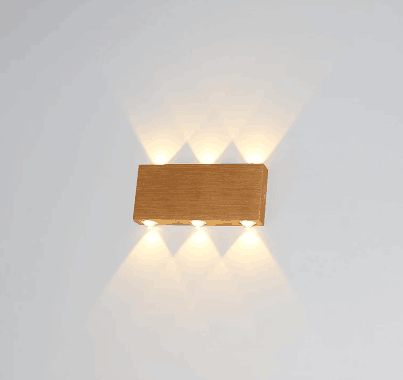Cubo COB LED Iluminación interior Lámpara de pared Iluminación moderna para el hogar Decoración Aplique Lámpara de aluminio 6W 85-265V Para pasillo de baño