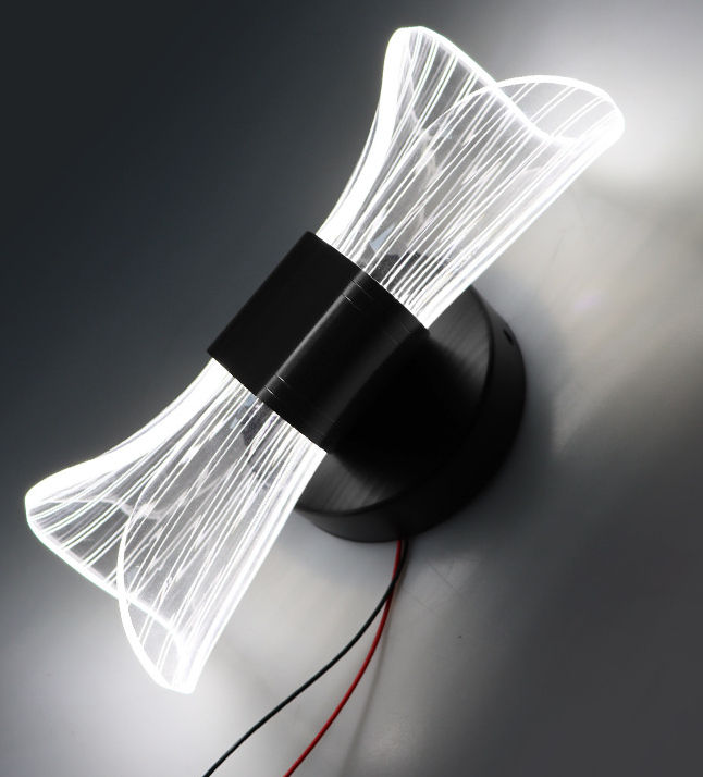 Lámpara de pared acrílica moderna minimalista para sala de estar, dormitorio, cabecera, pasillo, Fondo, luz de pared, iluminación interior, soporte de luz