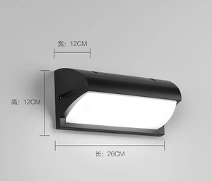 Lámpara de pared Led de aluminio para exteriores IP65, resistente al agua, luz de pared hacia arriba y hacia abajo para el hogar, escalera, dormitorio, cabecera, baño, pasillo, iluminación