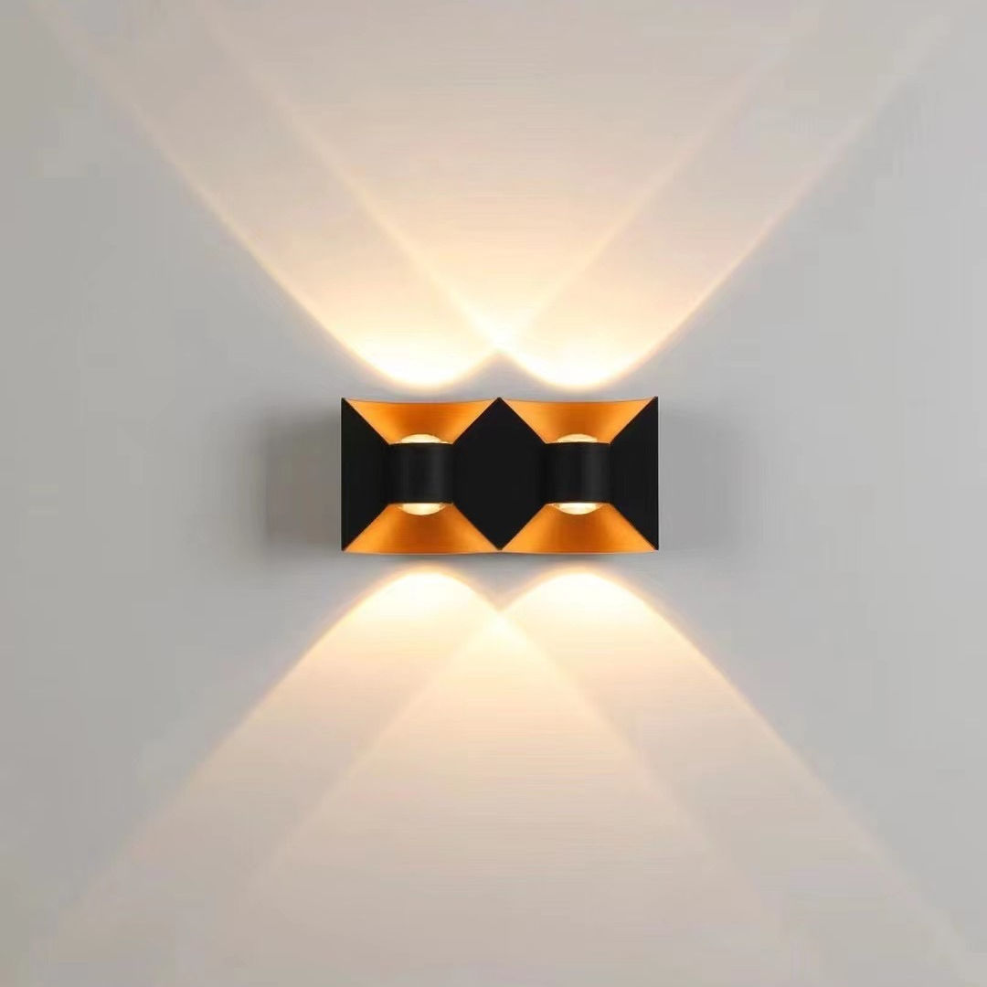 IP65 impermeable arriba y abajo lámpara de pared interior al aire libre gran oferta 6W luz de pared de alta calidad