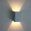 AC85-265VRGB de aluminio moderno Art Deco de 5W, accesorio de iluminación de diseño Simple, luz de noche, lámpara de pared LED para dormitorio