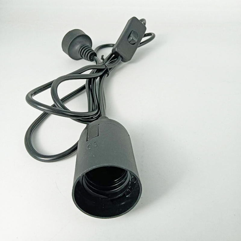 Material Portalámparas a prueba de agua E27 Plástico Negro Blanco PVC Estilo Caucho Color Tornillo Origen Iron Cooper E27 portalámparas