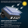 Nuevo tipo de lámpara de pared Solar de monitoreo inductivo, lámpara impermeable para exteriores para Villa, patio, valla de jardín al aire libre, lámpara de paso de escalera