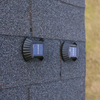 2LED 8LED Luz LED solar inteligente Luz de jardín impermeable al aire libre Lámparas de pared con energía solar Apliques Decoración Lámpara solar de jardín LED