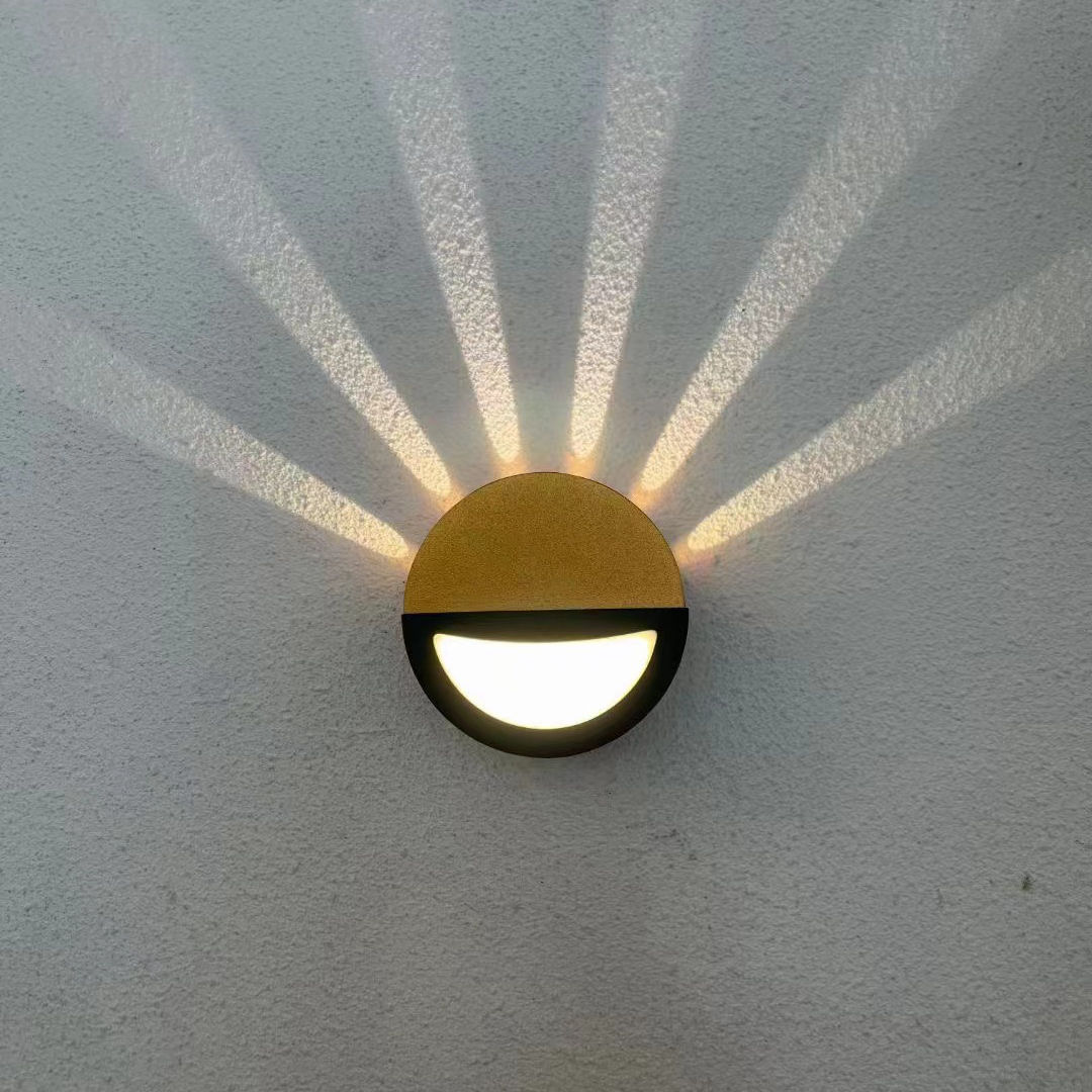 Farol de pared Led para exteriores, lámpara de pared de granja de lujo nórdico, aplique de pared para exteriores