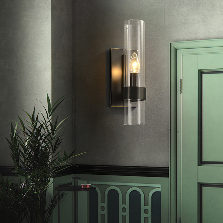 Nieuwe chino posmoderno Licht Luxe Koperen Wandlamp nórdico Retro Woonkamer Slaapkamer Gangpad Achtergrond Wandlamp