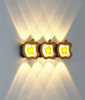 Nuevo estilo, lámpara de pared con personalidad de manzana dorada, lámpara Led Simple de fondo para sala de estar, lámpara de pared redonda, iluminación para pasillo de Hotel y pasillo
